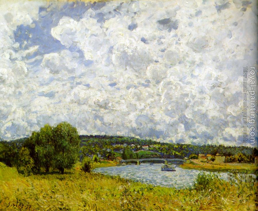 Alfred Sisley : The Seine at Suresnes
